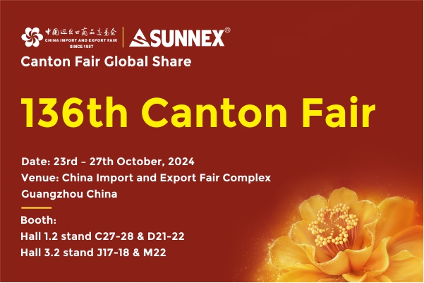 Word lid van Sunnex op de 136e Canton Fair!