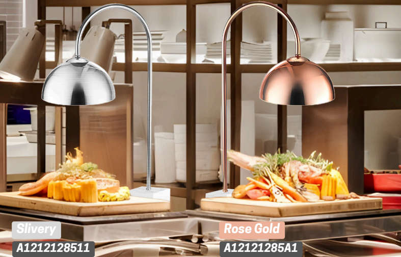 SUNNEX Nieuwste voedselverwarmingslamp met marmeren voet