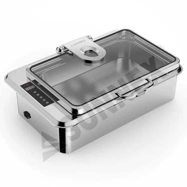 Roestvrij staal 8.5L ingebouwd buffetchafer